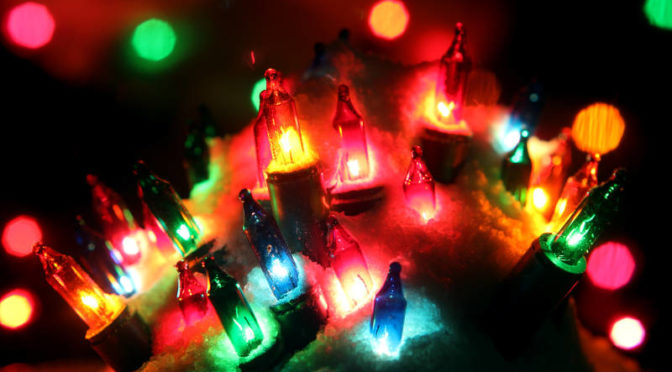 christmas lights detail